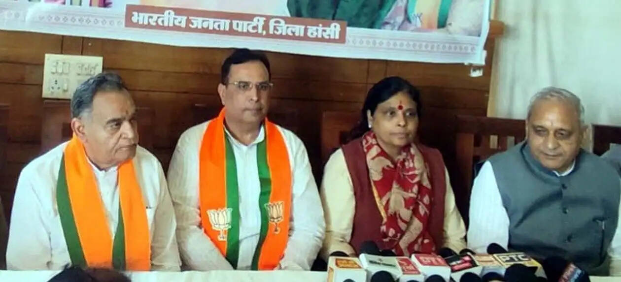 हांसी : भाजपा प्रदेश अध्यक्ष ने गिनाईं सरकार की उपलब्धियां, समरसता अभियान से रोजगार तक रखी सरकार की योजनाएं