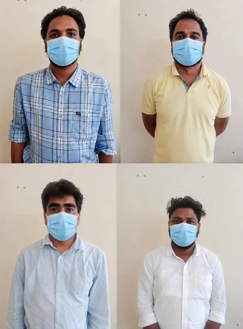 फरीदाबाद : शेयर ट्रेडिंग के नाम पर लाखों की ठगी, चार गिरफ्तार