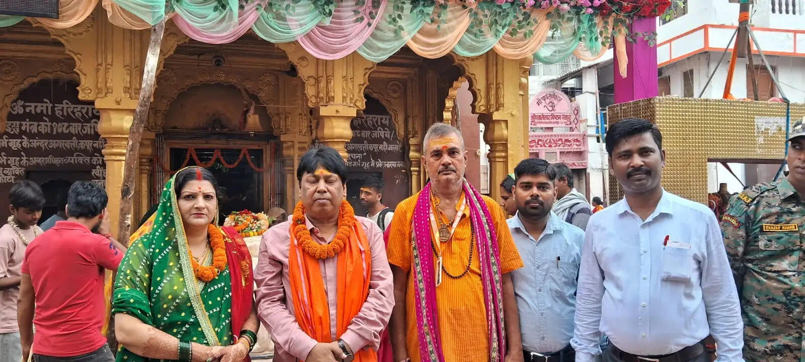 न्यायाधीश हरशीत सिंह ने बाबा हरिहरनाथ मंदिर में की पूजा-अर्चना
