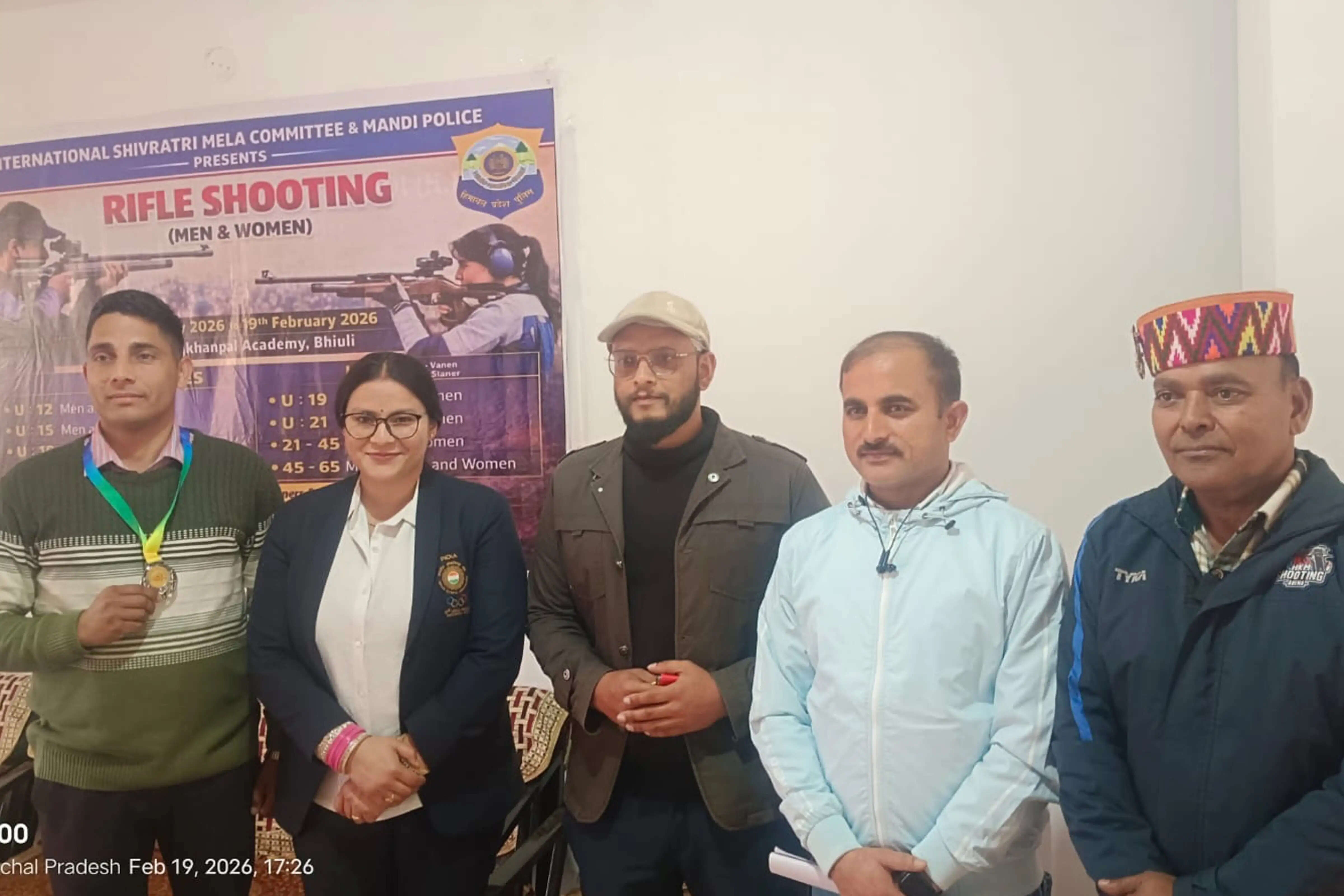 शिवरात्रि शूटिंग मेला में गौरव जमवाल को गोल्ड, घनश्याम ठाकुर को रजत