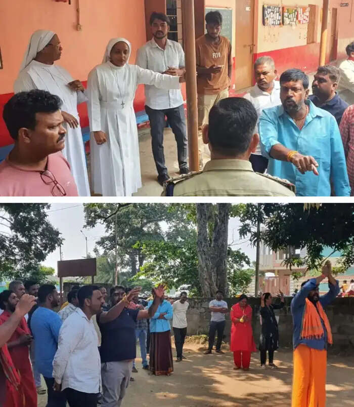 कोंटा के मिशनरी स्कूल में हुआ बवाल, हिंदू समाज ने जताया कड़ा विरोध