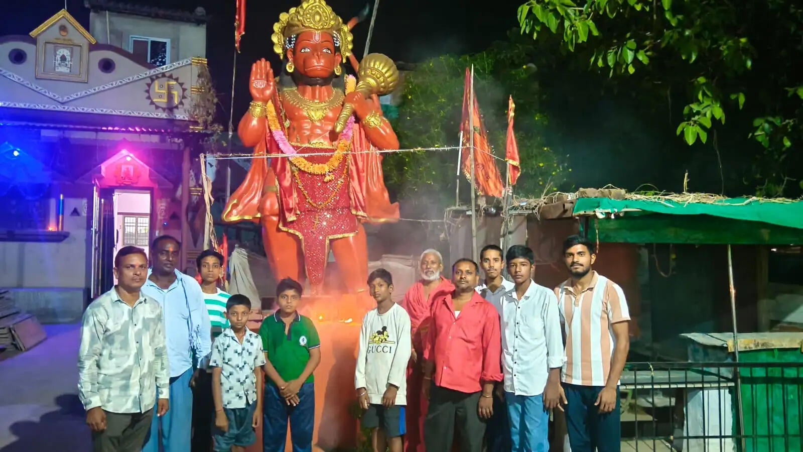 आमदी में हर मंगलवार गूंजती है भक्ति की धुन: पांच वर्षों से निरंतर हो रही महाआरती