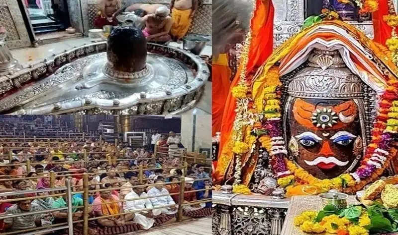 साल के अंतिम दिन महाकालेश्वर मंदिर में उमड़ी भीड़, करीब तीन लाख भक्तों ने किए दर्शन