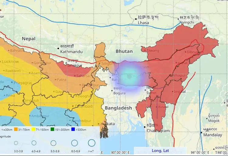 मेघालय में 3.5 तीव्रता का भूकंप, लोग अपने घरों से बाहर निकले