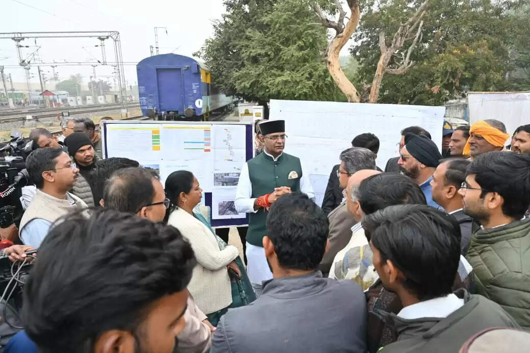 भोपाल में बनेगा 7 रेलवे ट्रैक पार करने वाला देश का पहला आरओबी, मंत्री सारंग ने किया निरीक्षण