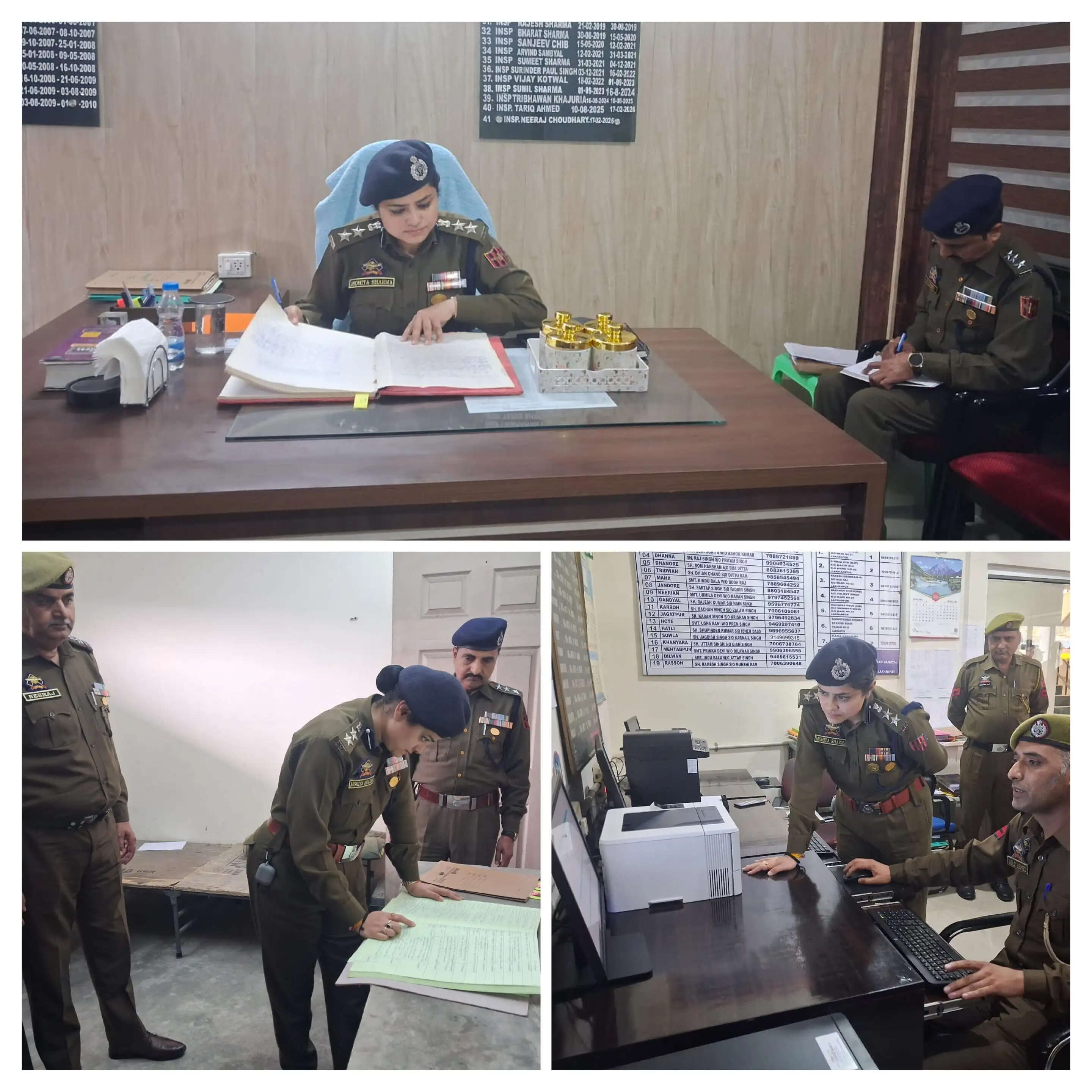 एसएसपी मोहिता शर्मा ने अपराध समीक्षा बैठक ली, थाना लखनपुर का किया निरीक्षण