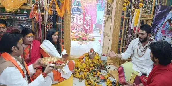 उप मुख्यमंत्री शुक्ल ने चिंतामन गणेश मंदिर में की पूजा-अर्चना