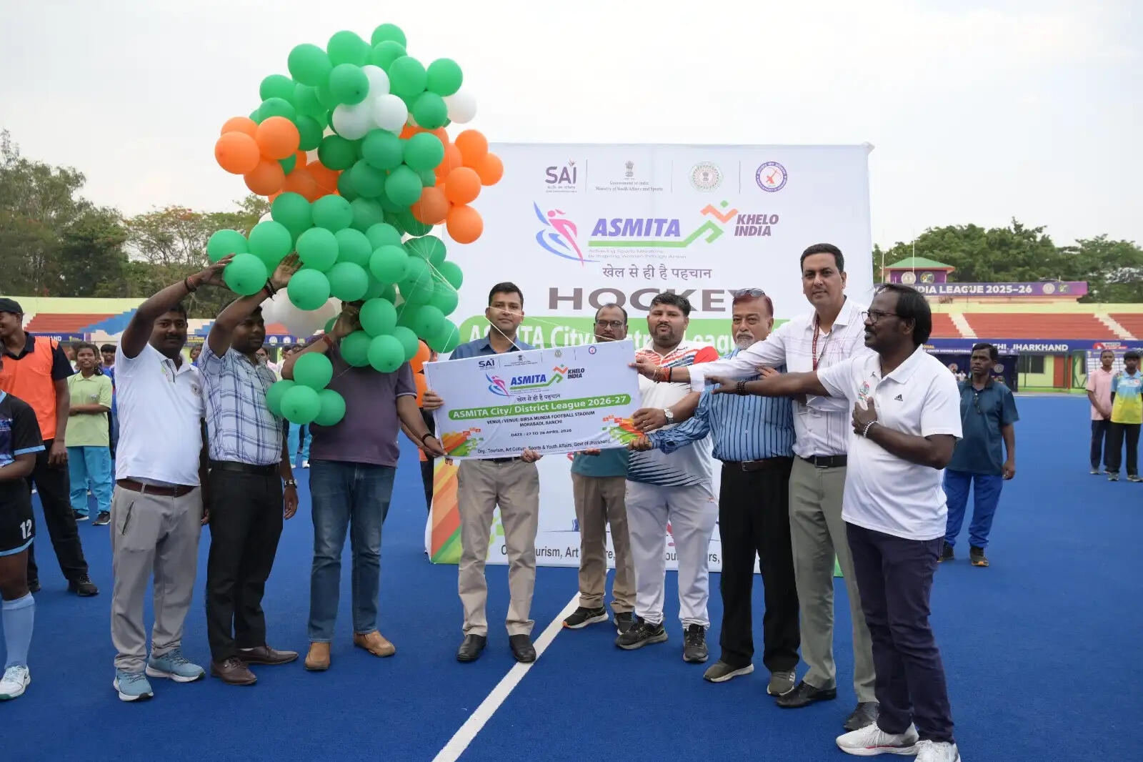 रांची जिला अस्मिता लीग शुरू, 400 खिलाड़ी ले रहे भाग