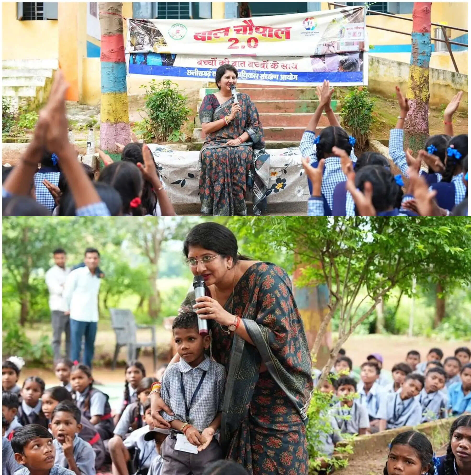 कवर्धा के बैगा अंचल में डॉ. वर्णिका शर्मा ने लगाई बाल चौपाल 2.0, बच्चों से सीधे संवाद कर जानी समस्याएं
