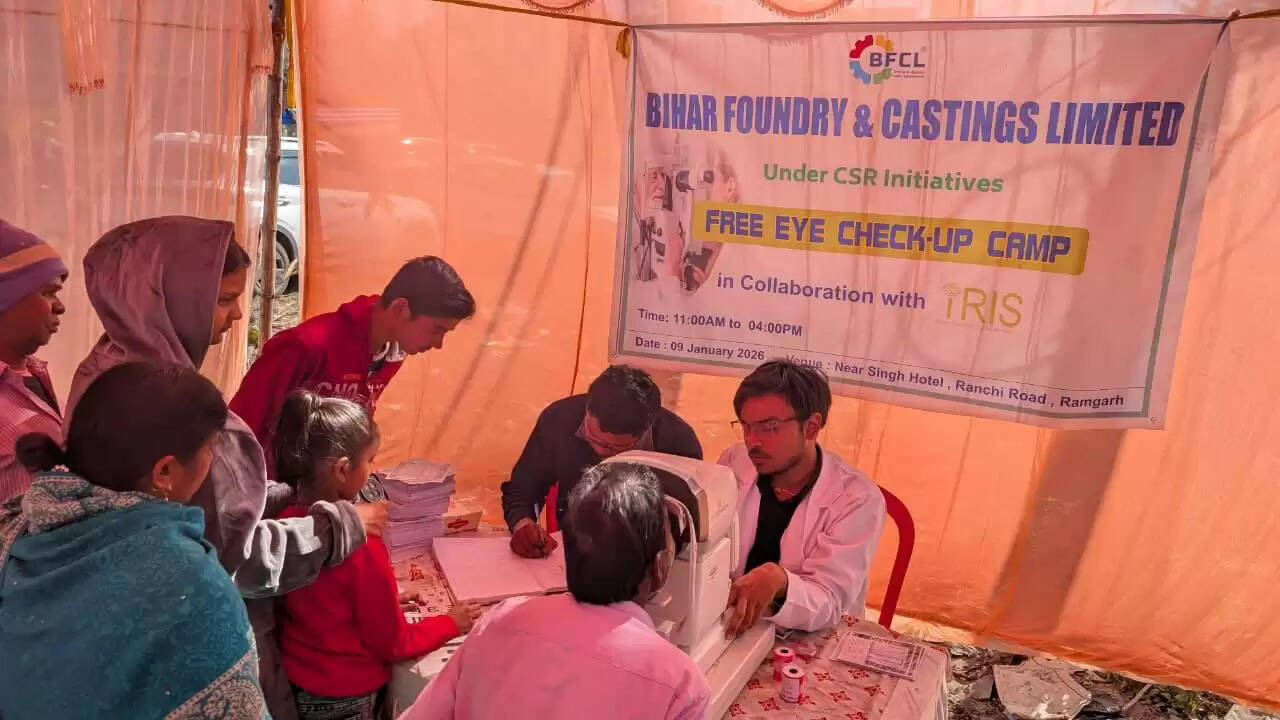 बीएफसीएल में निःशुल्क नेत्र जांच शिविर का आयोजन
