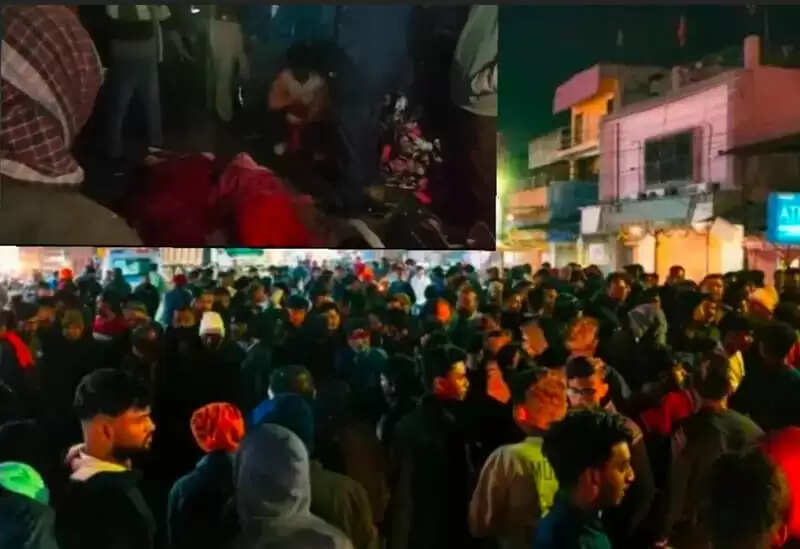तेज रफ्तार हाइवा की चपेट में आने से स्कूटी सवार मां-बेटी की मौत, गुस्साए लोगों ने किया चक्का जाम