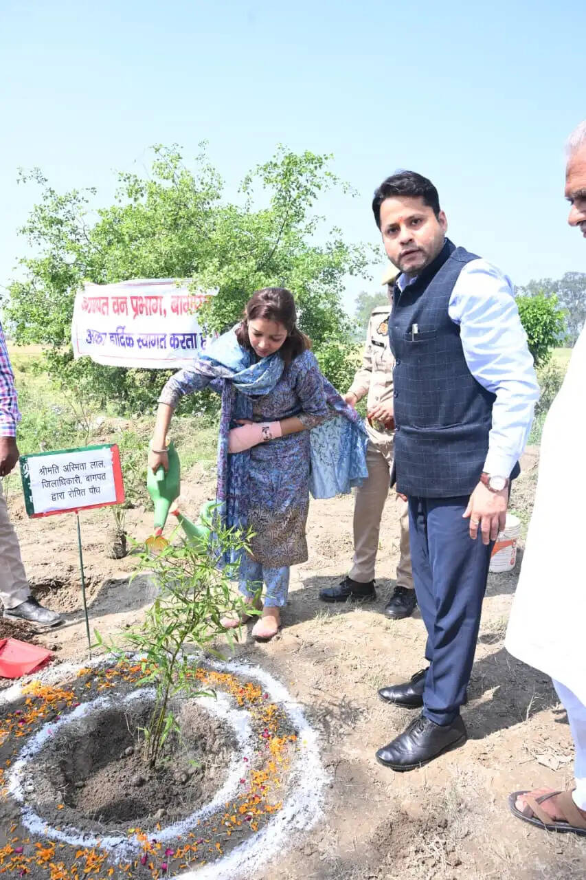 बाढ़ सम्भावित क्षेत्र में वृहद पाैधराेपण अभियान