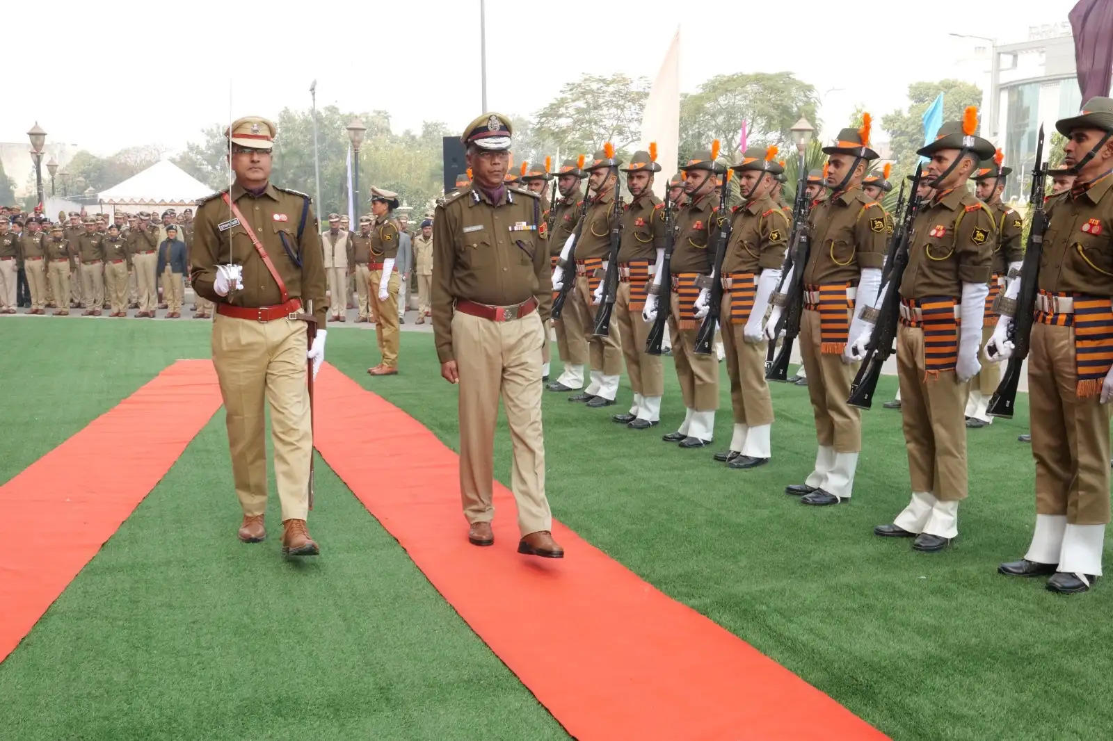 पुलिस मुख्यालय में नववर्ष स्नेह मिलन: पुलिस महानिदेशक ने दी नववर्ष की शुभकामनाएं