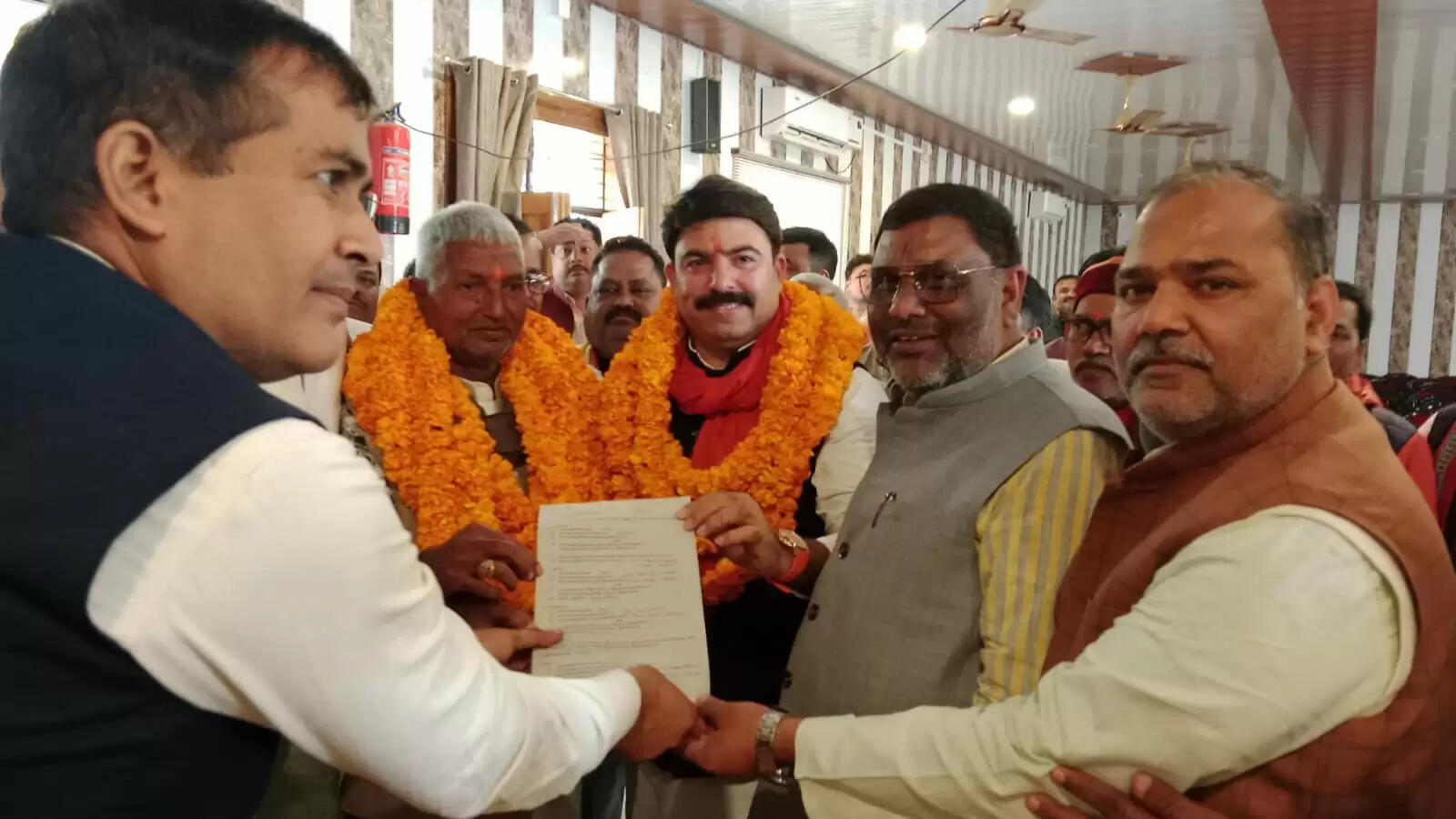 श्रीनिवास मणि त्रिपाठी बने जिला भूमि विकास बैंक के अध्यक्ष