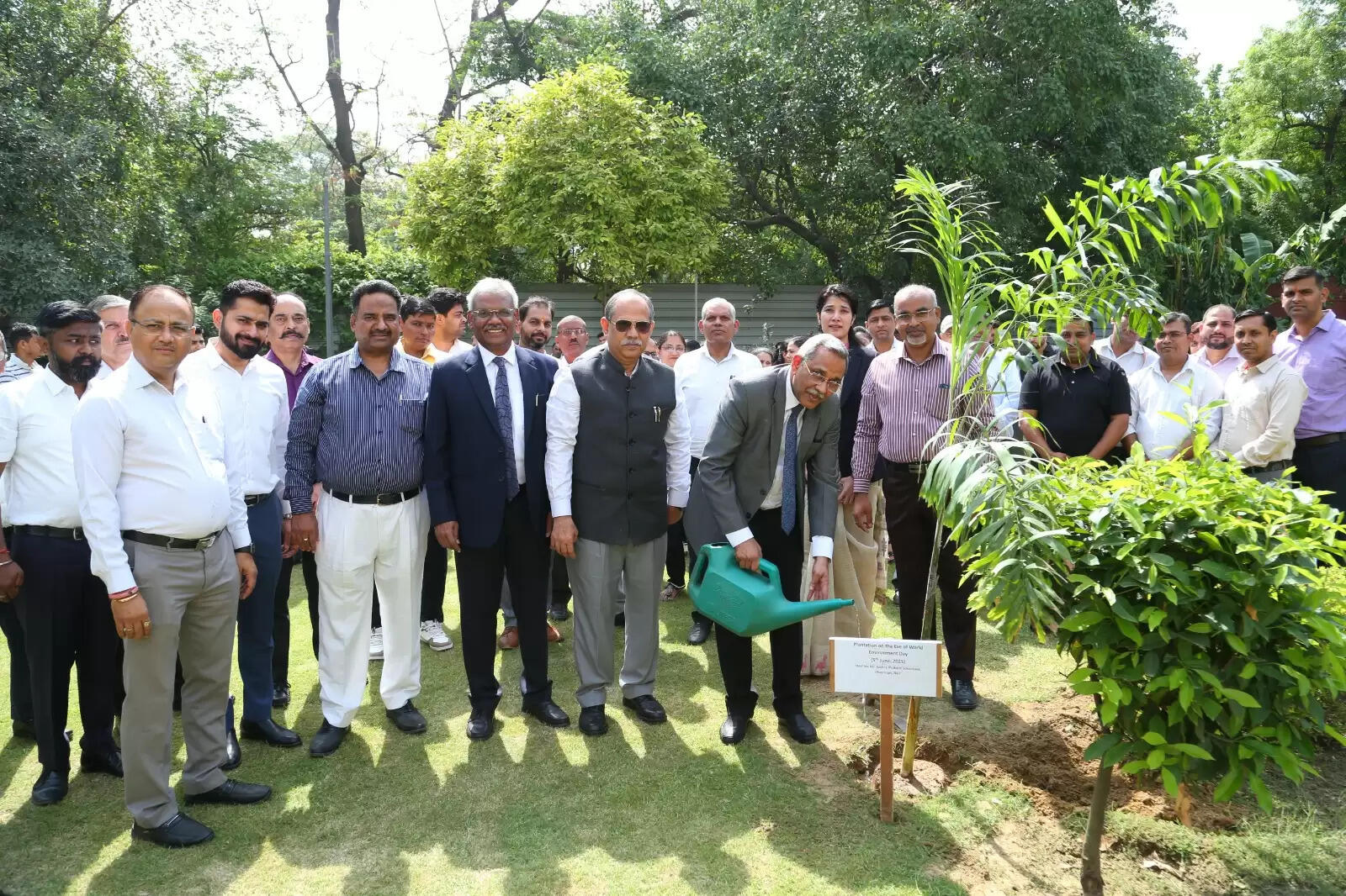 विश्व पर्यावरण दिवस पर राष्ट्रीय हरित अधिकरण परिसर में पौधारोपण