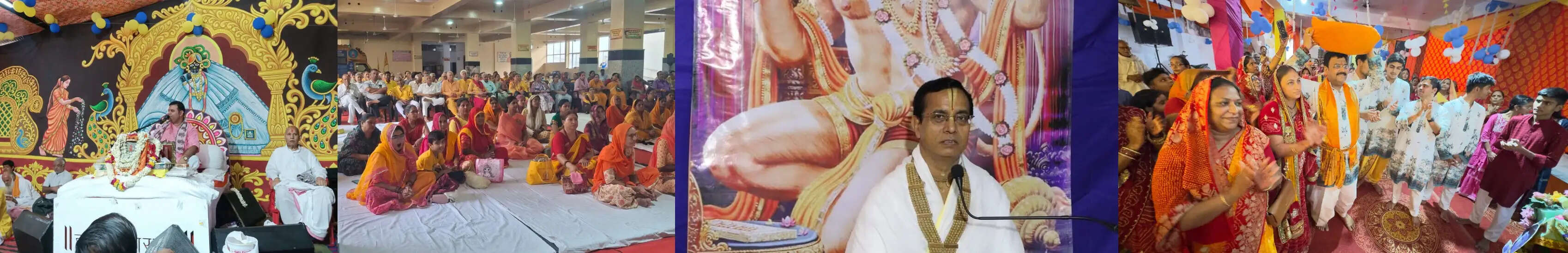 कृष्ण जन्मोत्सव,नंदोत्सव और रामकथा में उमड़ा श्रद्धा का सैलाब