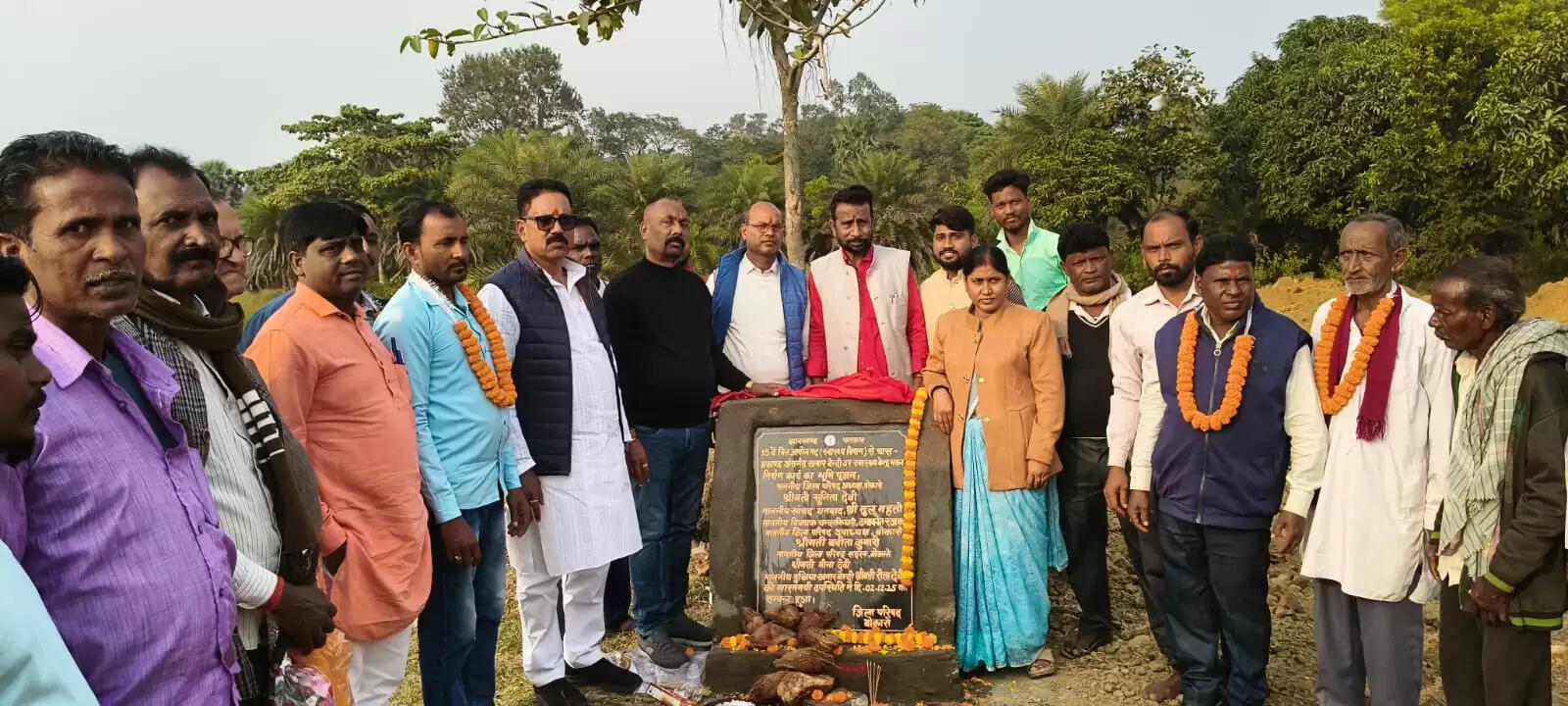 उप स्वास्थ्य केंद्र भवन निर्माण का हुआ शिलान्यास