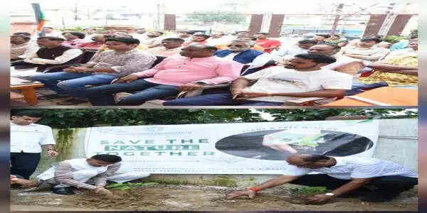 रक्षा राज्य मंत्री संजय सेठ ने भाजपा कार्यकर्ताओं के साथ सुनी ‘मन की बात’