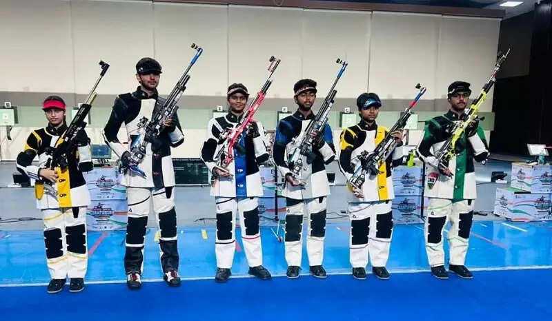 शूटिंग चैंपियनशिप: 10 मीटर एयर राइफल मिक्स्ड टीम स्पर्धाओं में देशभर के निशानेबाजों ने दिखाया दम
