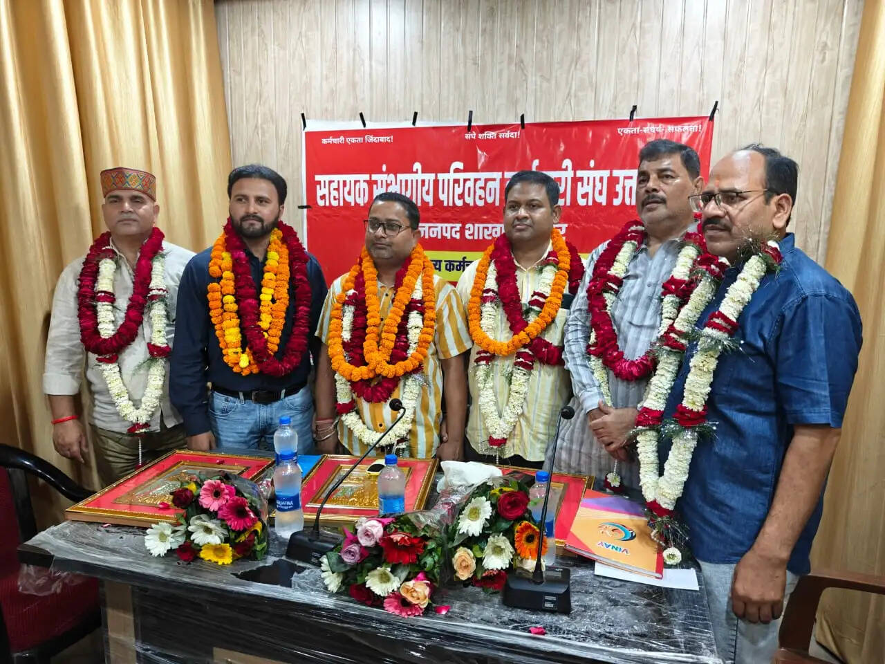 परिवहन कर्मचारी संघ चुनाव : गणेश दत्त अध्यक्ष व दीपक मंत्री निर्वाचित