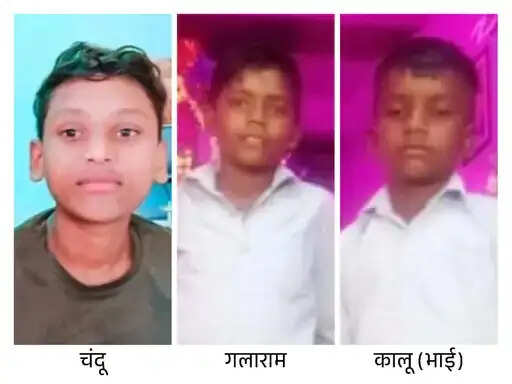 क्रिकेट खेलने गए दाे सगे भाई समेत तीन बच्चे बनास नदी में डूबे