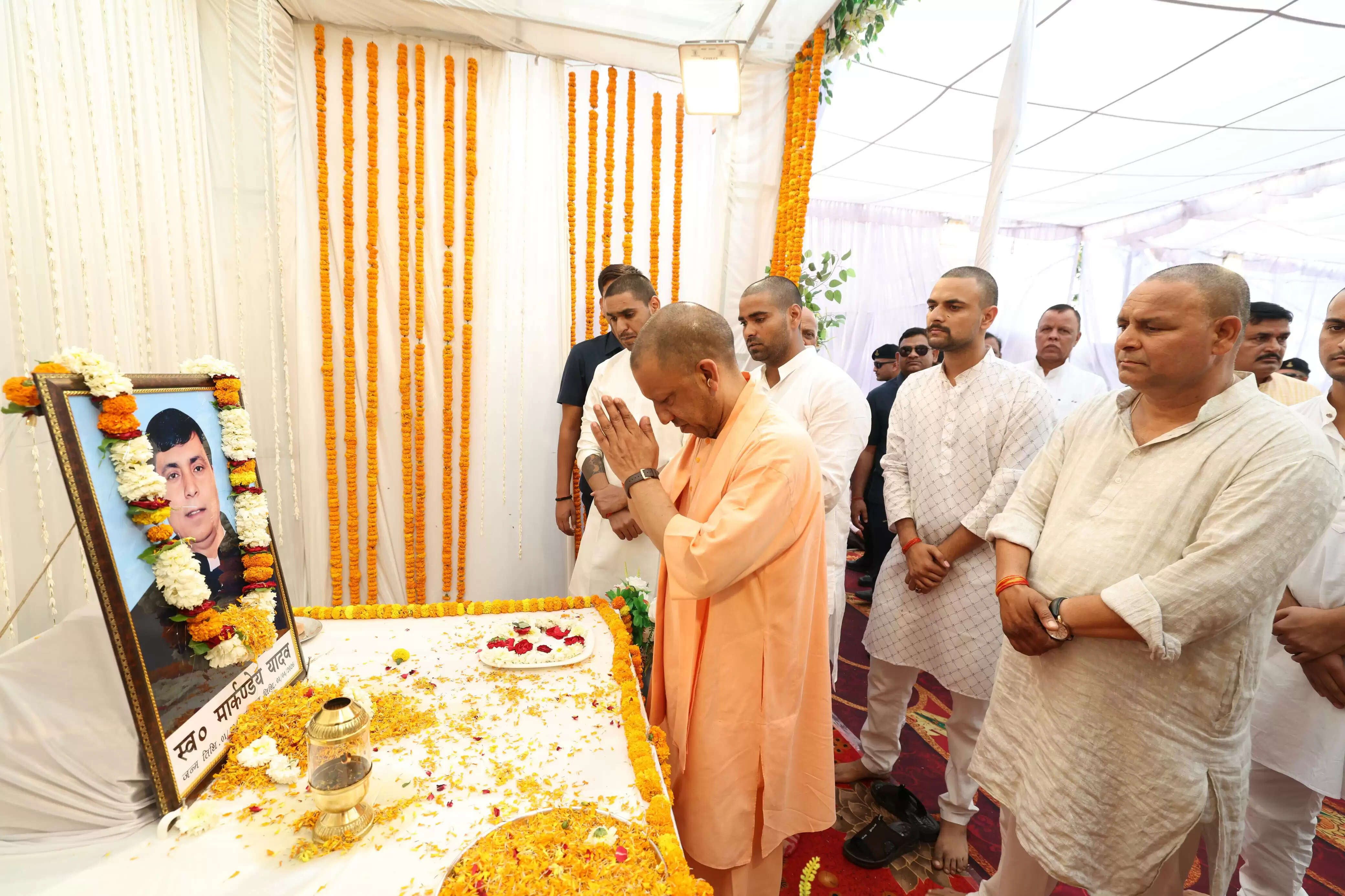 मारकंडेय यादव को सीएम योगी ने दी श्रद्धांजलि