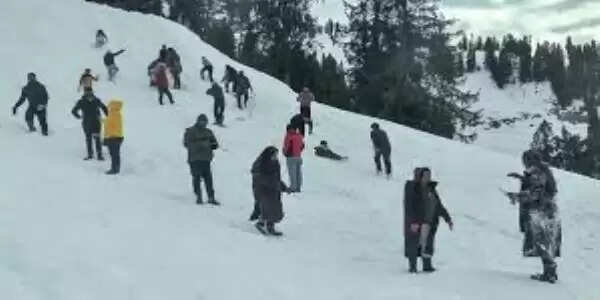 मौसम की पहली बर्फबारी ने जम्मू-कश्मीर के भदरवाह का पर्यटन उद्योग जिन्दा किया