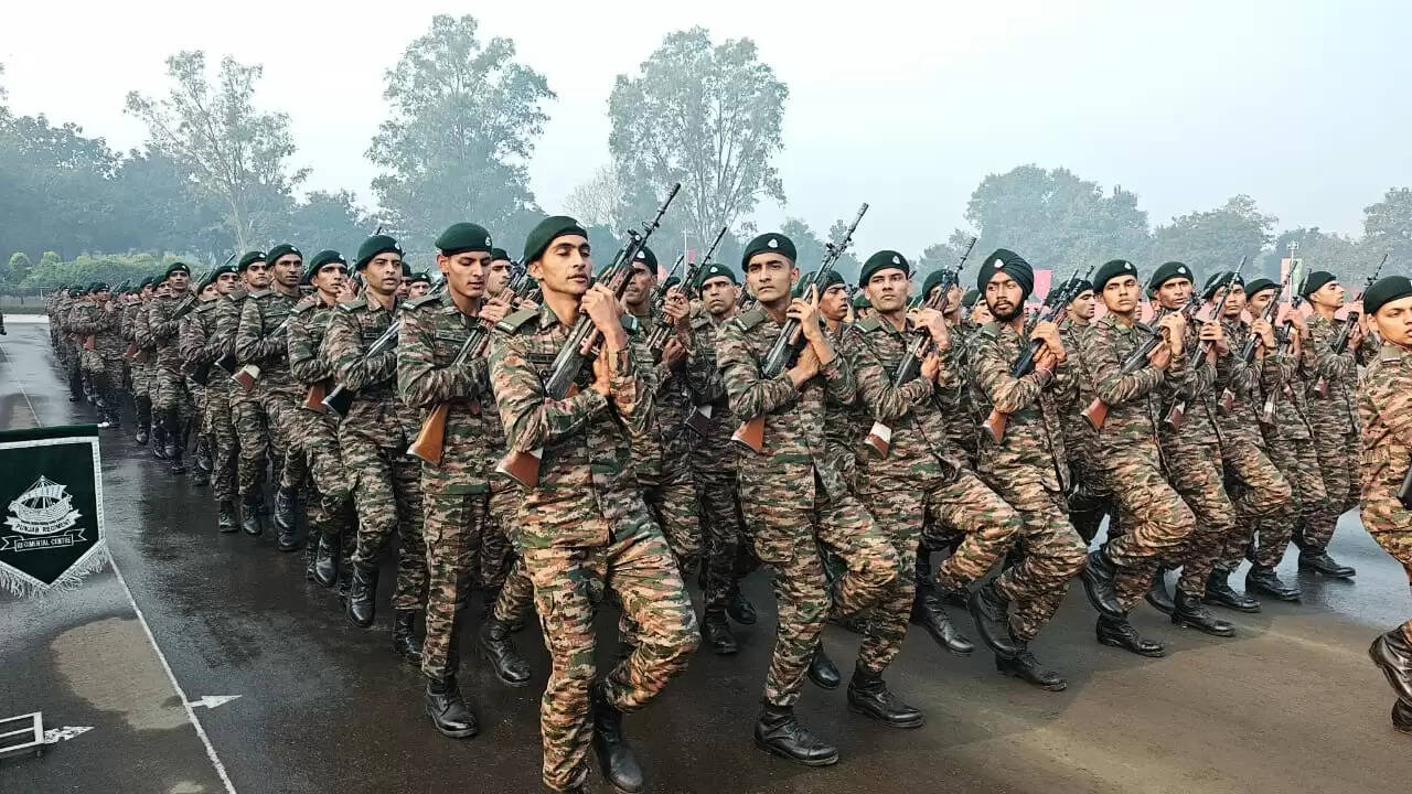 पीआरसी के 962 अग्निवीर जवानों ने ली देश सेवा की शपथ