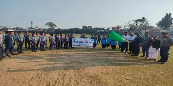 60 स्काउट गाइड का जत्था सुंदरनाथ धाम मंदिर के लिए हुआ रवाना