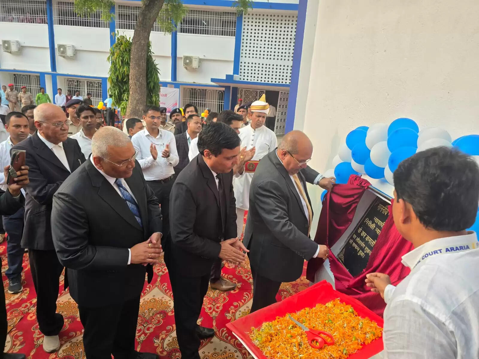 इंस्पेक्टिंग जज ने सिविल कोर्ट का किया निरीक्षण,सम्मान समारोह में हुए सम्मानित