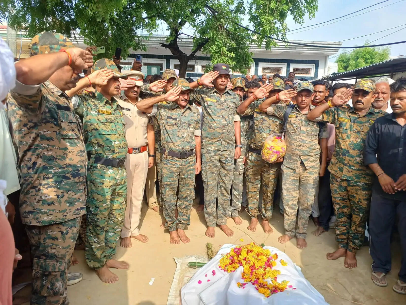 मुरैना: देश सेवा को समर्पित तुलसी यादव पंचतत्व में विलीन