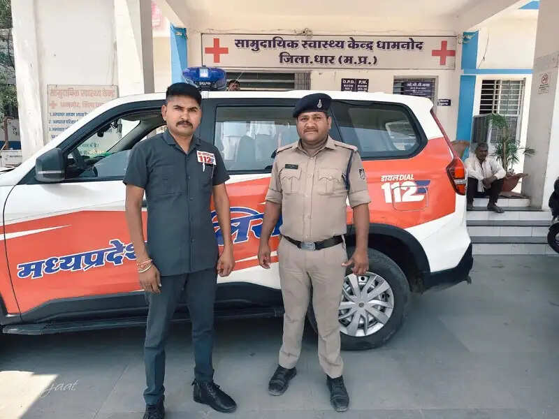 धारः डायल-112 के जवानों ने नहर किनारे परित्यक्त अवस्था में मिले नवजात को सुरक्षित अस्पताल पहुँचाया