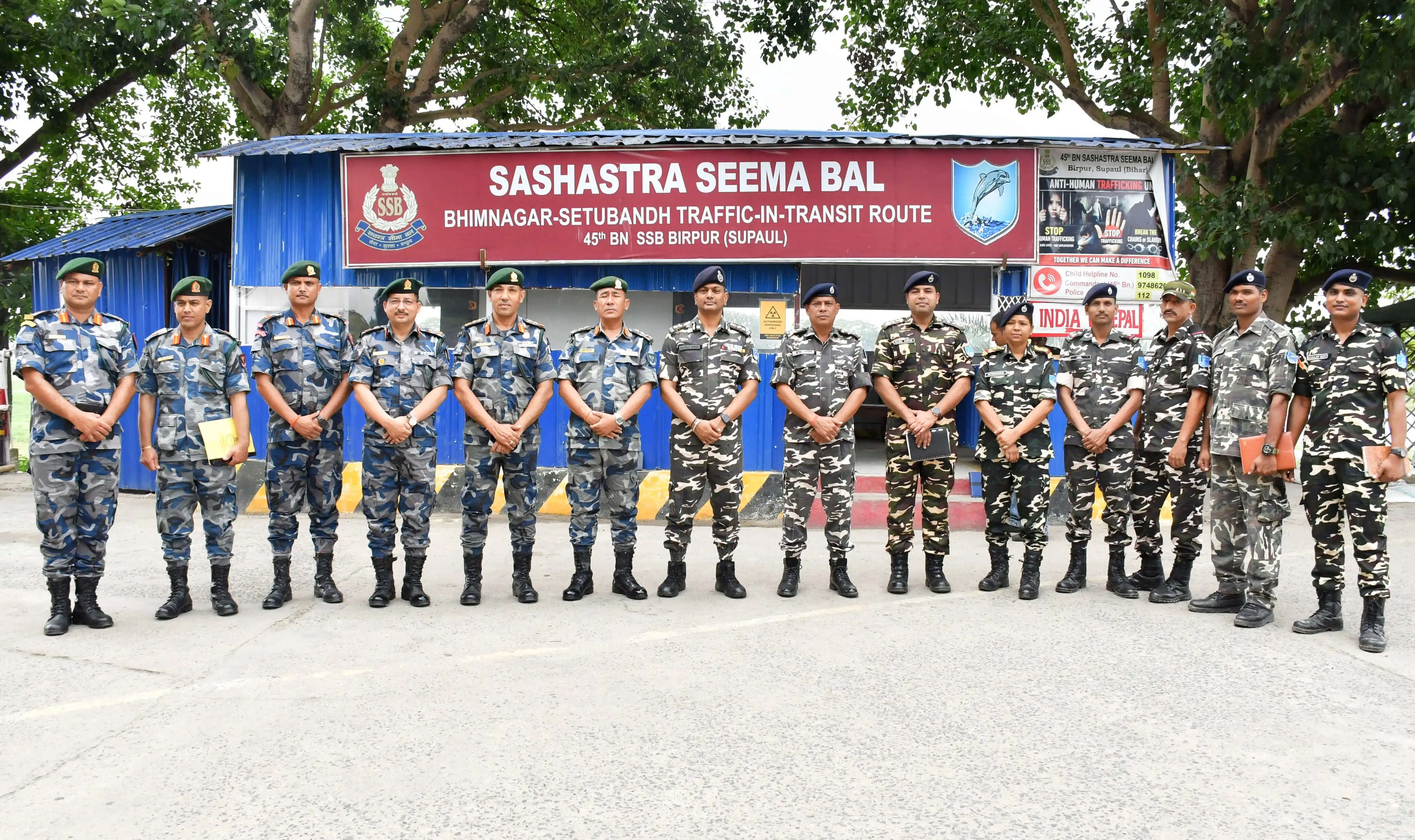 भारत-नेपाल सीमा सुरक्षा एवं समन्वय को लेकर एसएसबी एवं एपीएफ नेपाल के मध्य समन्वय बैठक आयोजित