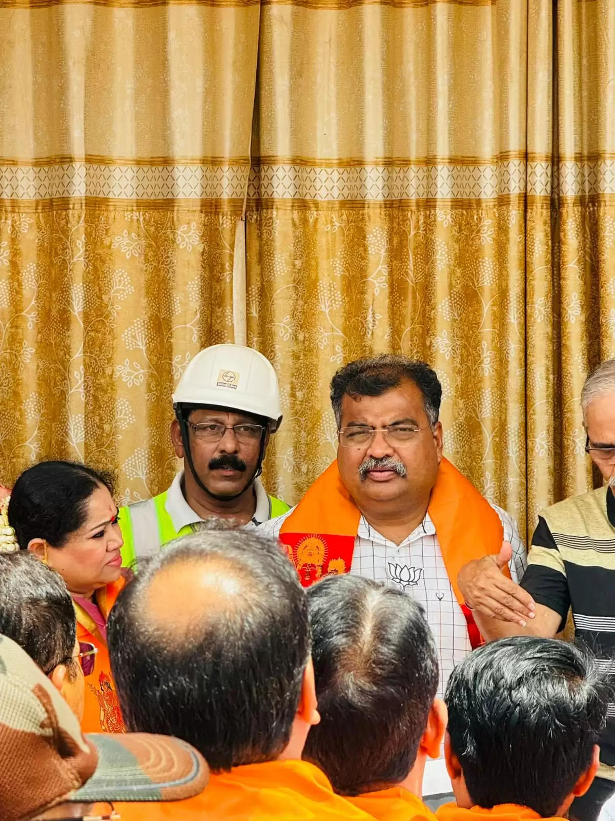 महाराष्ट्र के मंत्री के साथ 70 सदस्यीय डेलिगेशन ने श्रीराम जन्मभूमि मन्दिर में किए दर्शन