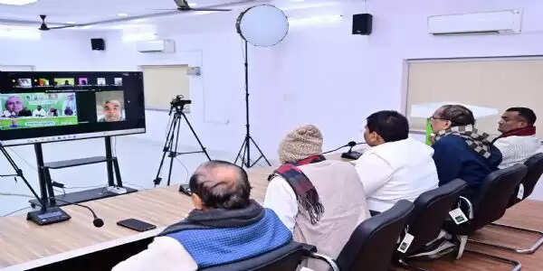 जदयू की सदस्यता अभियान&nbsp;की&nbsp;वर्चुअल समीक्षात्मक बैठक में मुख्यमंत्री नीतीश कुमार हुए शामिल