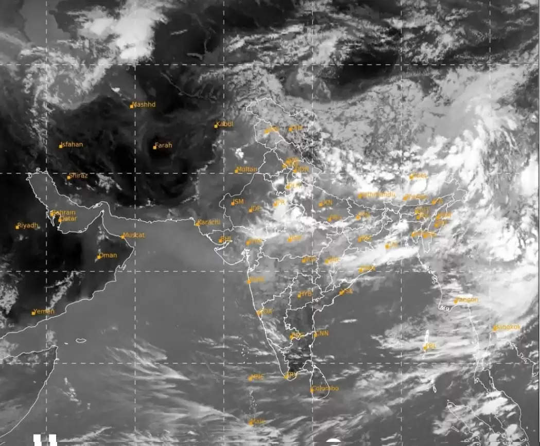 अगले तीन दिनों में मप्र, गुजरात, राजस्थान और महाराष्ट्र में भारी बारिश का अनुमान