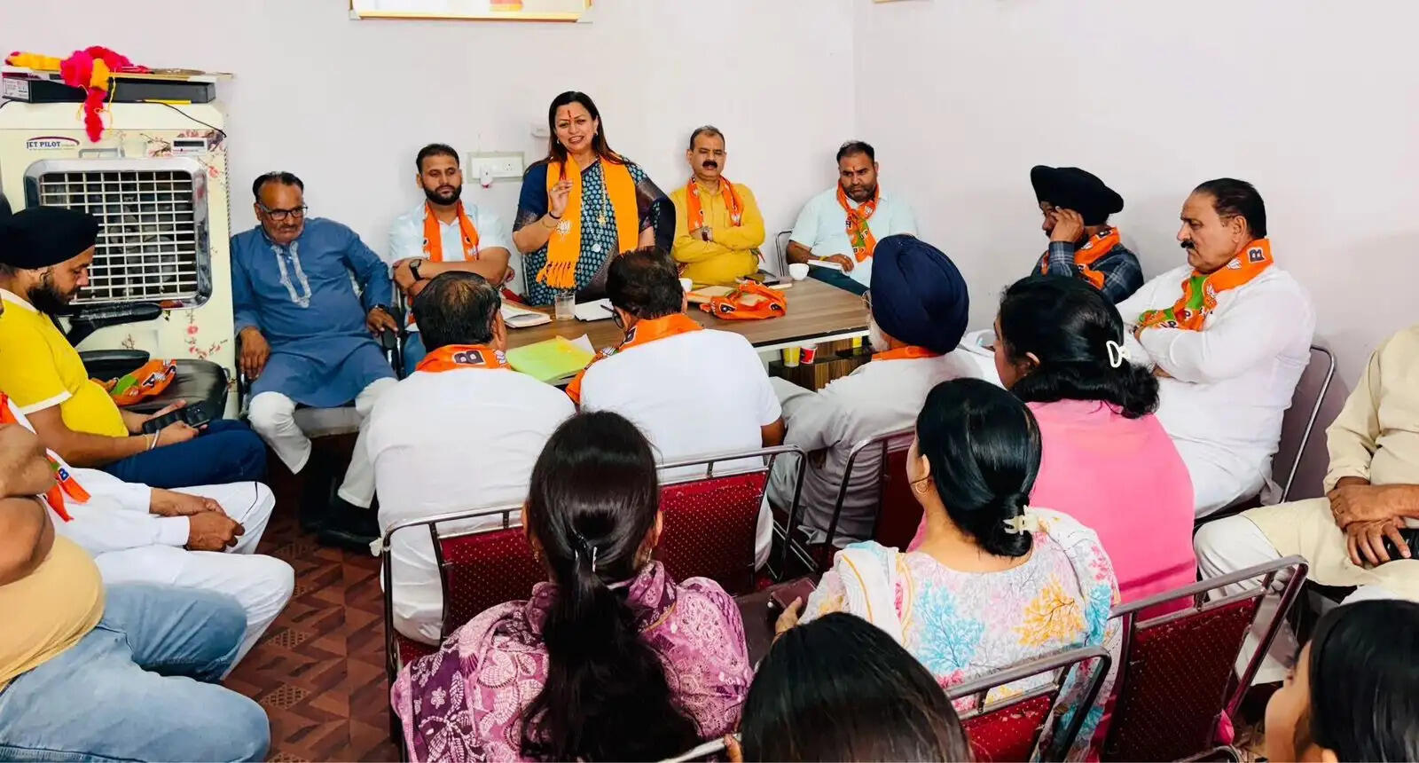 भाजपा की संगठनात्मक बैठकों का दौर जारी, कार्यकर्ताओं से बूथ स्तर तक संगठन मजबूत करने का आह्वान