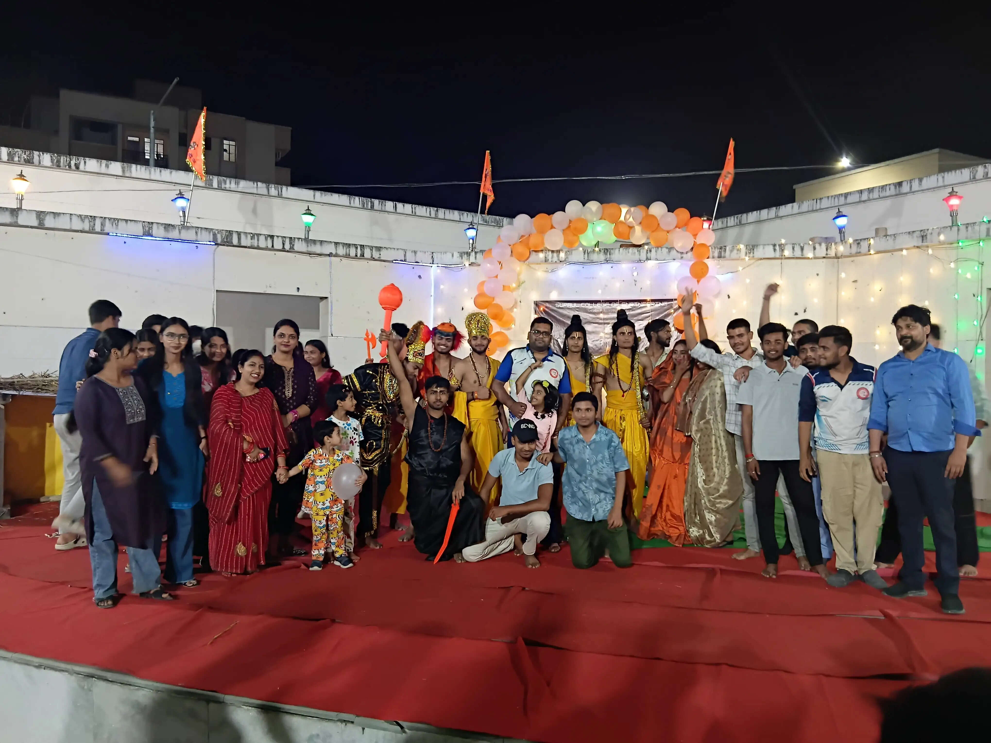 सुपौल इंजीनियरिंग कॉलेज में भव्य रामलीला एवं रंगोली प्रतियोगिता का सफल आयोजन