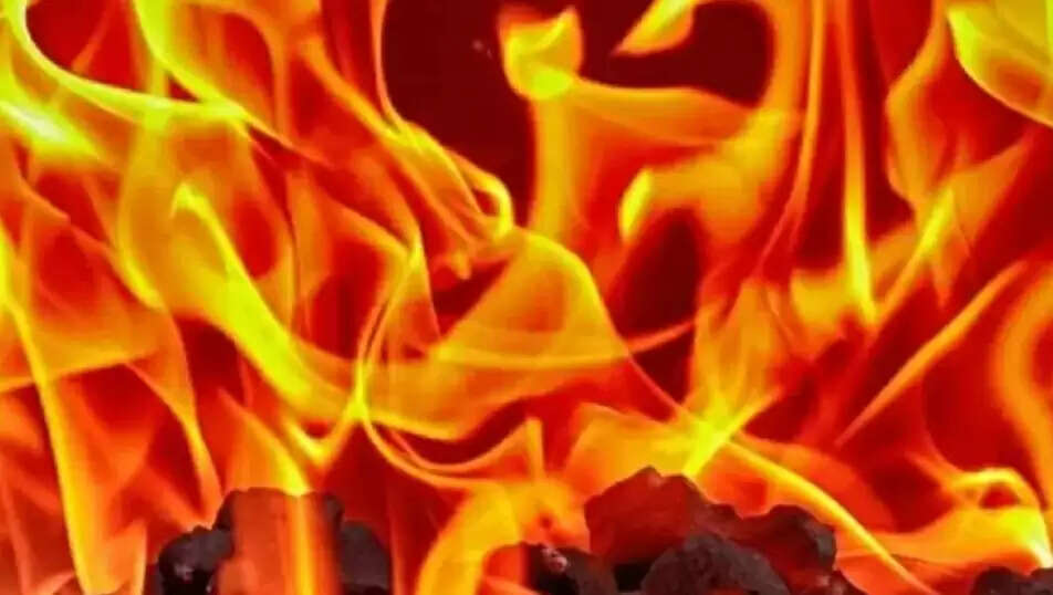 हार्डवेयर दुकान में लगी आग, लाखों का नुकसान