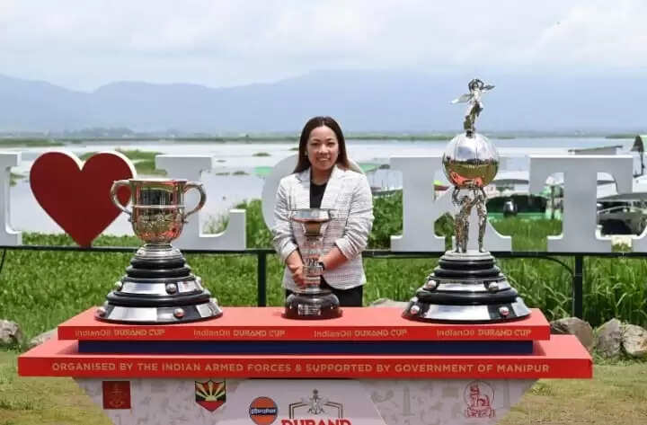 डूरंड कप भव्य ट्रॉफी यात्रा के साथ एक बार फिर इंफाल लौटा