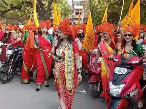 रघुनंदन के बंदन को मातृ शक्तियों ने निकाली स्कूटी यात्रा