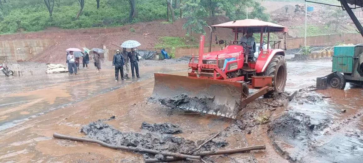 किरंदुल में बाढ़ से क्षतिग्रस्त हुए मकानों का सर्वे कर दिया जाएगा मुआवजा