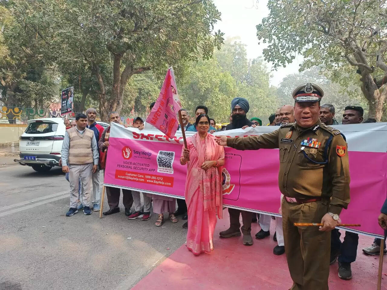 महिला सुरक्षा के लिए मध्य जिला पुलिस की पहल