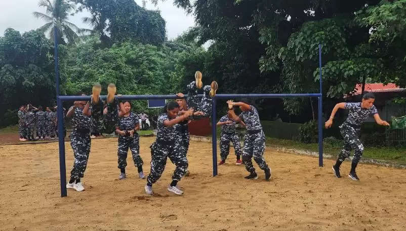 भारतीय महिला हॉकी टीम ने भारतीय नौसेना अकादमी में पूरा किया गहन प्रशिक्षण सत्र