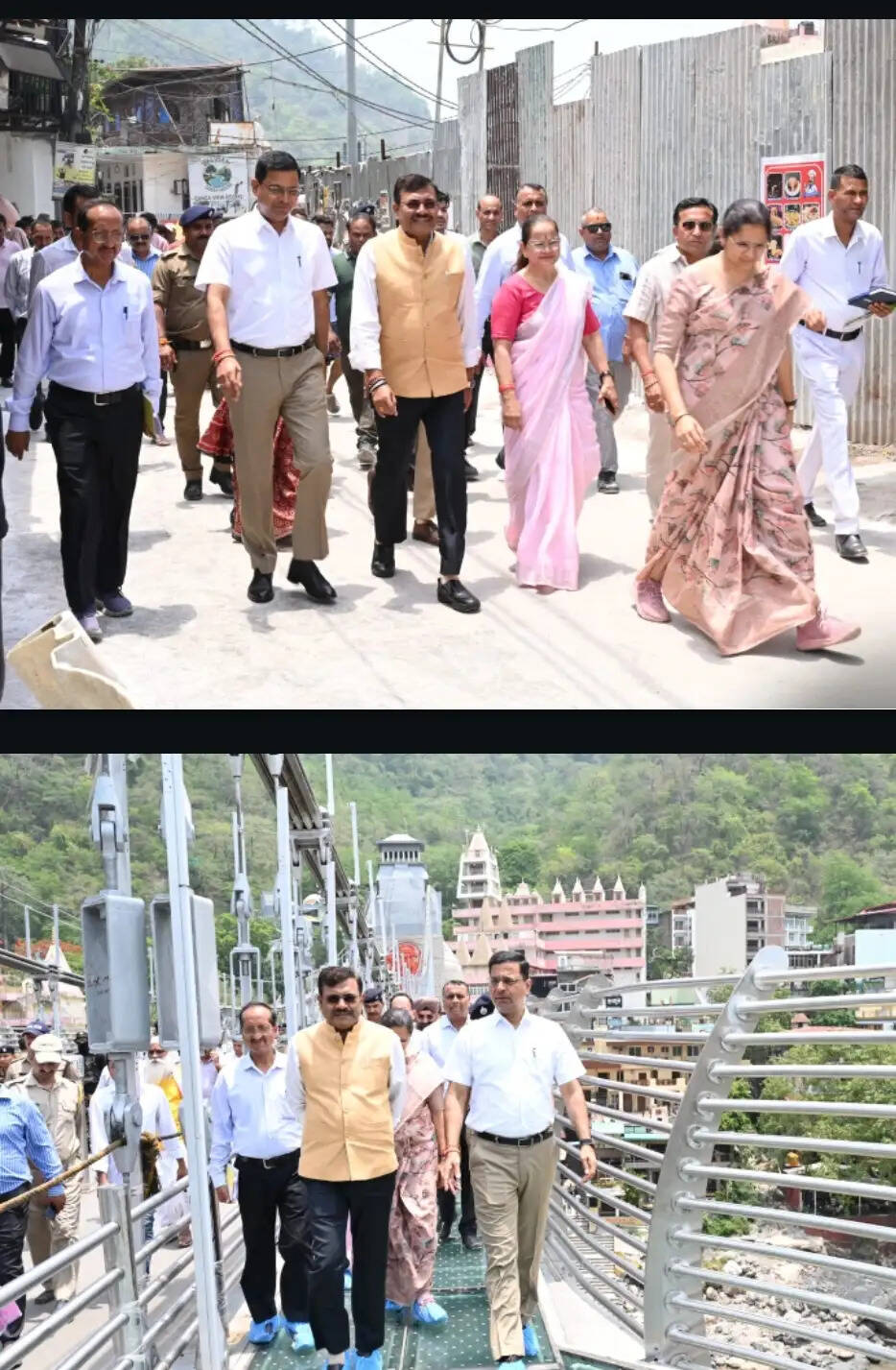 मुख्य सचिव ने बजरंग सेतु और हिलान्स हिमालयन भोजनालय का निरीक्षण किया