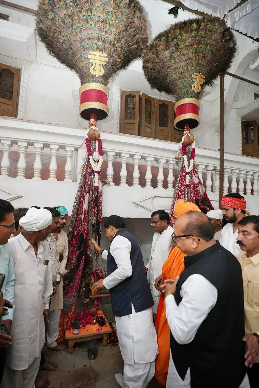 मुख्यमंत्री डॉ. यादव ने उज्जैन में वाल्मीकि धाम आश्रम में किया छड़ी-पूजन