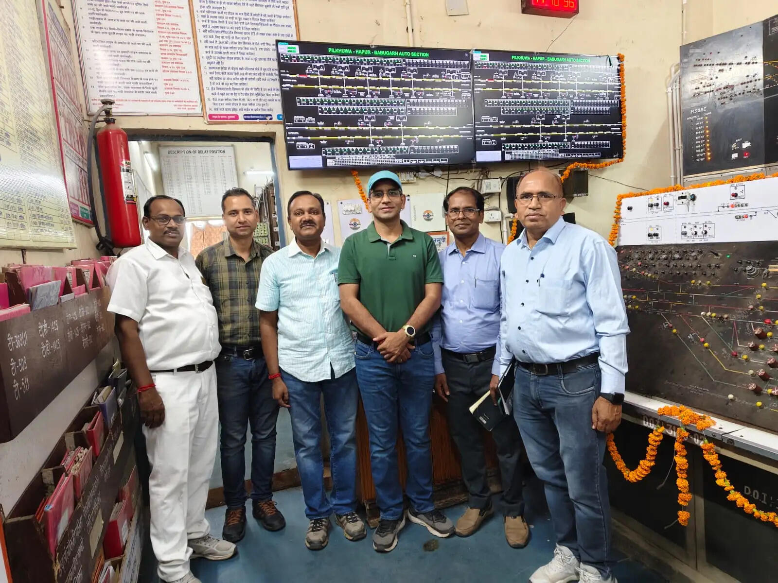 मुरादाबाद रेल मंडल में अत्याधुनिक ऑटोमैटिक ब्लॉक सिग्नलिंग प्रणाली का सफल कमीशनिंग