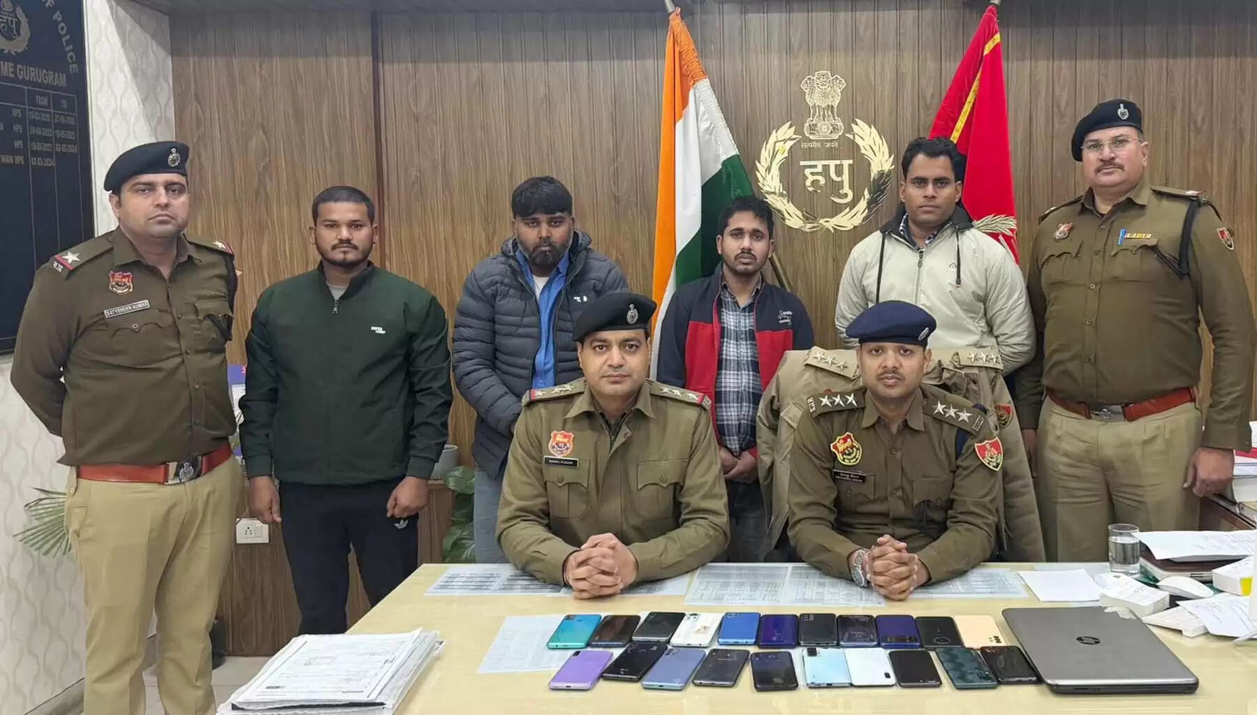 गुरुग्राम: निवेश करके मुनाफा कमाने का प्रलोभन देकर ठगी के तीन आरोपी गिरफ्तार