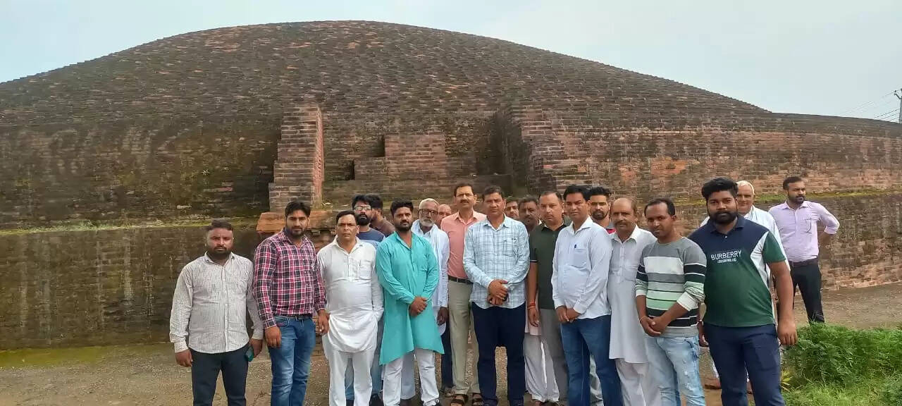 यमुनानगर: चनेटी बौद्ध स्तूप बौद्ध धर्म की धरोहर: किरमिच