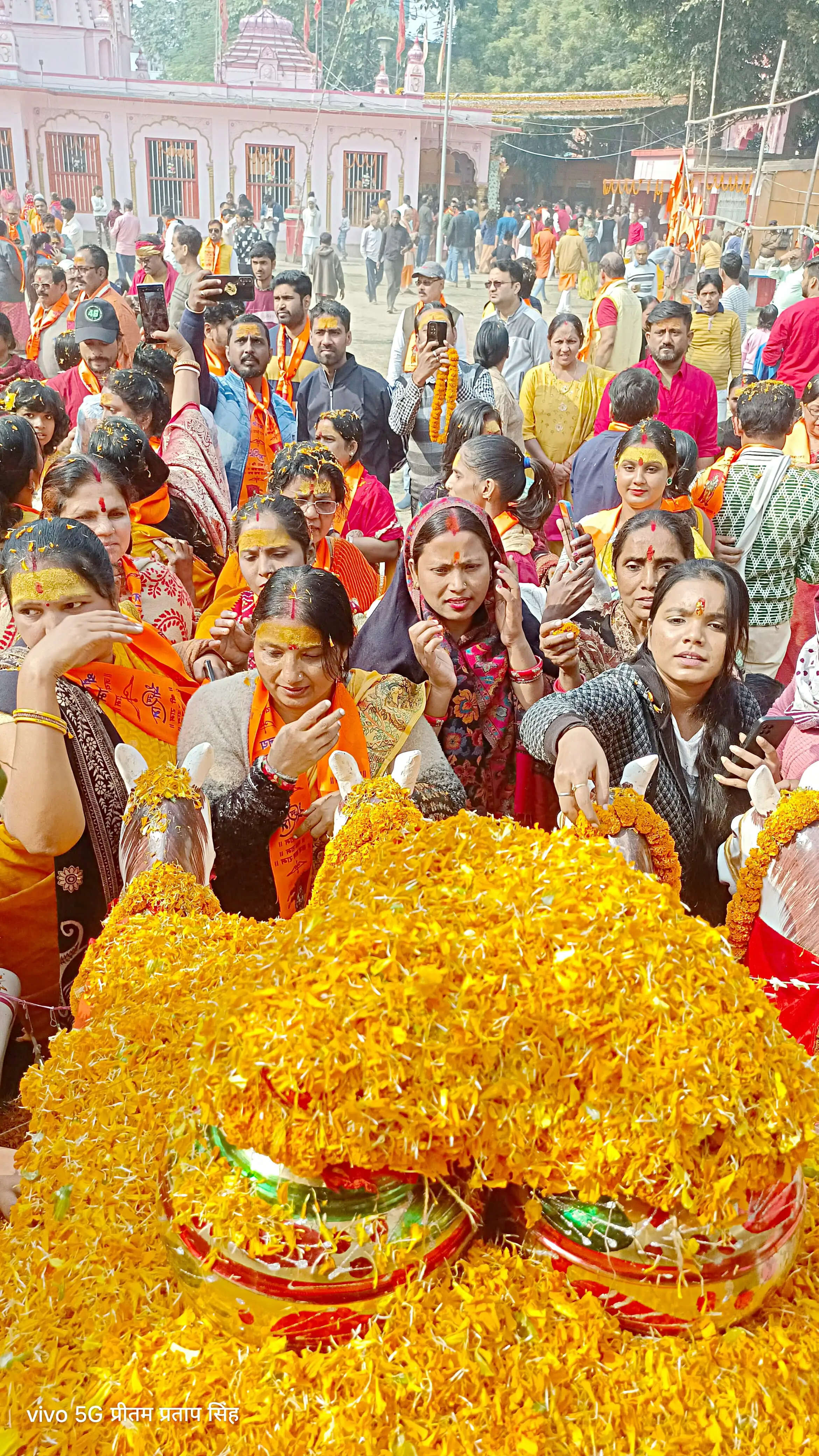 अयोध्या से कटिहार आये पुजीत अक्षत, राम मंदिर के प्राण प्रतिष्ठा को ले निकली शोभायात्रा